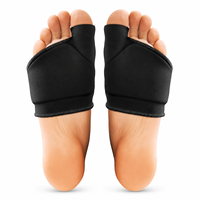 Coussinets métatarsiens orthopédiques en gel et nylon, coussinets de protection pour l'entorse du pied, respectueux de la peau, pour femmes et hommes, soulagement de la douleur au pied, séparateur d'orteils pour le neuroma de Morton