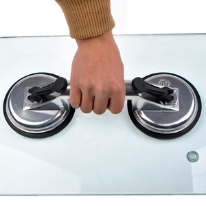 <b>Large</b> Quantity Aluminum Double Claw Glass Tile Floor Suction <b>Cups</b>-Industrial Aluminum Double Claw Suction <b>Cup</b> - Product Image 2