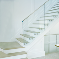 WANJIA Design d'escalier en acier inoxydable forgé de luxe pour centre commercial, main courante, garde-corps