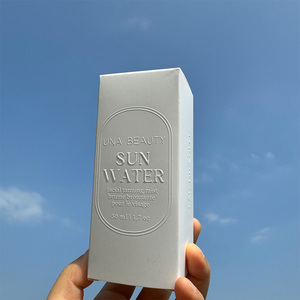 Tùy chỉnh da thẻ giấy bao bì hộp với nổi lồi Bronzing Logo - Product Image 1