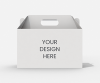 Boîte-cadeau de logo de motif personnalisé de haute qualité avec poignée de couvercle Design créatif pour l'impression de stratification mate de doublure d'éponge de vacances
