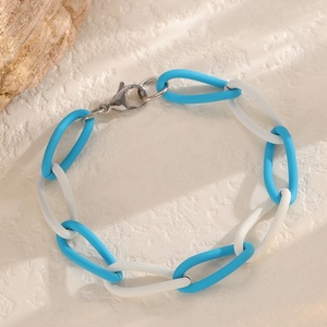 Jingciren Boutique <b>Cross</b>-border New Explosions Hollow Chain Cartoon Color <b>Bracelet</b> Stitching Fashion Temperament <b>Bracelet</b> - Product Image 6