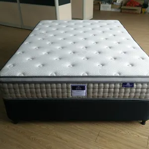 Guaranteed quality hotel home soft single double twin king cool gel memory foam pocket spring bed mattresses