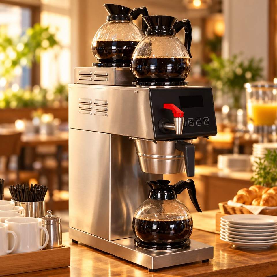 Plug Drawing Simple Cafe Ready Digital Brew Controls Hot Water Faucet Automatic Drip Coffee ...