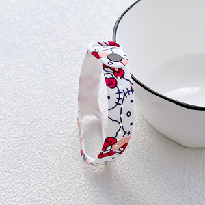 Forwleny ขายดีสำหรับ <span class=keywords><strong>Xiaomi</strong></span> Mi band 7 6 5พิมพ์ลายออกแบบรูปแบบสปอร์ตยางซิลิโคน - Product Image 5