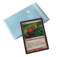 Protège-cartes transparents refermables de taille standard 64x89+25mm pour jeux de société et cartes TCG – Ajustement parfait