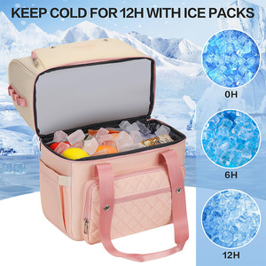 New Picnic <b>Backpack</b>, Leak-proof Picnic Bag, Beach Cooler with Insulated Wine Bag, Double-layer - Product Image 4
