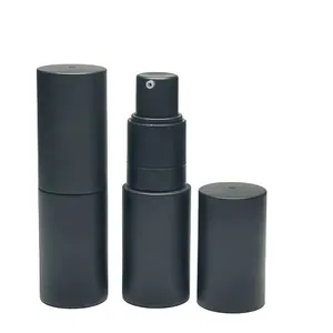 Vuoto 35ml di plastica opaca per il corpo glitter cosmetico nero barbiere pro polvere bottiglia portatile borraccia glitter