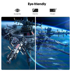 Koorui จอคอมพิวเตอร์24นิ้ว, จอภาพสำหรับถนอมสายตา144Hz 1080P พร้อมกรอบ ° 178-ไม่เอียง <span class=keywords><strong>VESA</strong></span> - Product Image 4