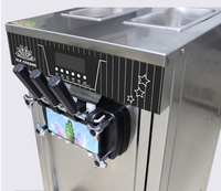 Machine à Glaçons Électrique Verticale Professionnelle Automatique 3 Parfums pour Usage Domestique, Snack-bars et Chariots Ambulants