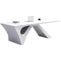 Nouveau bureau du président moderne Peinture Bureau et chaise Blanc Design haut de gamme Sense Mobilier de bureau