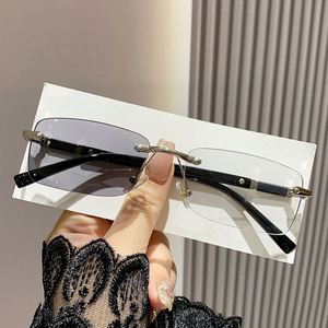 Gafas Fotocromáticas con Logotipo Personalizado, Retro 2025, Anti-UV, para Miopía, Montura Cuadrada sin Aro, para Hombre y Mujer - Product Image 3