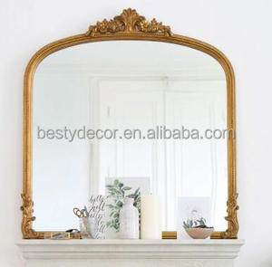 Meubles géants de grande taille <span class=keywords><strong>miroir</strong></span> de mariage sculpté orné de sol pour la décoration de la maison française <span class=keywords><strong>miroir</strong></span> de table d'entrée doré pleine longueur - Product Image 5
