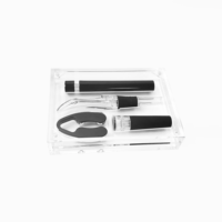 Boîte de présentation personnalisée en acrylique pour ouvre-bouteille, boîte de rangement transparente pour vin avec compartiments, idéale pour les étagères de présentation de bar à domicile