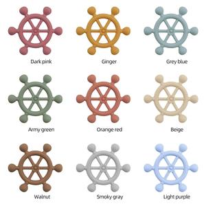 Mordedor de silicona para bebés, juguetes esenciales para bebés, mordedores de silicona para bebés de 0 a 6 meses, mordedor para niños pequeños de 6 a 12 meses - Product Image 1