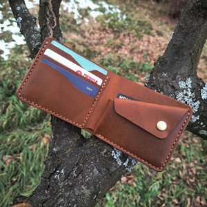 For Boshiho Men's Slim Vintage Crazy Horse Genuine Leather Bifold <b>RFID</b> <b>Wallet</b> Customized Short Type Cards Holder Anti-Theft Nylo - Product Image 5
