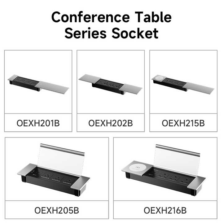 Conference Table Power Socket - Desktop Extension Office Furniture