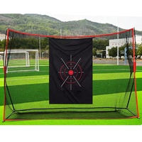 Filet de baseball et de golf pour entraînement en intérieur et extérieur, filet de frappe pour softball, filet de golf 10x7FT