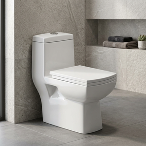 <b>Egg</b>-Shaped White <b>Ceramic</b> One-Piece Toilet - Factory Price for House Use Bathroom, Porcelain Sanitary Ware <b>Ceramic</b> Commode - Product Image 6