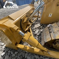 Bulldozer sur chenilles d'occasion CAT D6G, Caterpillar D6G d'origine japonaise avec ripper pour le nivellement des terrains et les travaux de terrassement