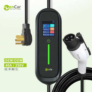 Chargeur de <span class=keywords><strong>voiture</strong></span> électrique Zencar ODM EVSE EV, niveau 2 AC, charge rapide à domicile, IP65 CE, grand écran 2,8'', pour usage domestique - Product Image 1