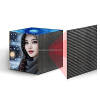 WS Cube LED d'animation 3D HD intérieur/extérieur de couleur Ull de taille personnalisée Affichage LED créatif carré magique à 4 côtés
