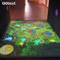 Gooest Dynamic Floor Interactive All-in-One Projector Game Kids Video Football Indoor Playground Plastic Eco-friendly Commercial