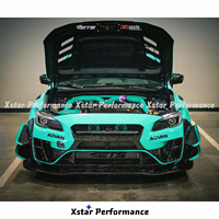 Kit Carrosserie Large Demi-Forgé en Fibre de Carbone Style Vari Vrs pour Subaru Impreza 11 VAB VAF WRX STI 2015-2021
