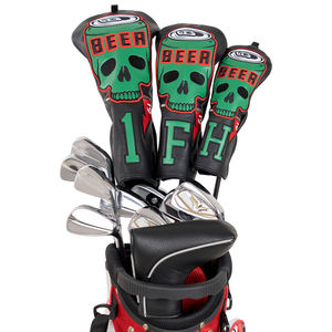 <span class=keywords><strong>Housse</strong></span> de tête de club de golf en cuir PU personnalisée de haute qualité <span class=keywords><strong>1</strong></span> 3 5 bois driver <span class=keywords><strong>housse</strong></span> de tête de club de golf premium - Product Image 2
