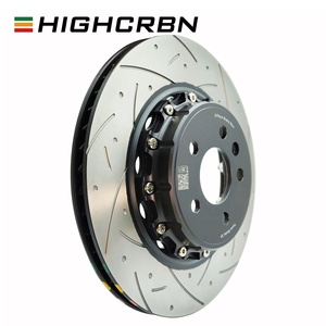 HIGHCRBN piringan rem depan mengambang, 2 bagian 348*36mm untuk BMW 740Li G12 OE #34116860911;34116860912 - Product Image 3
