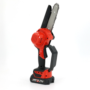 Mini tronçonneuse sans fil de 6 pouces scie électrique portative rechargeable sans brosse - Product Image 1