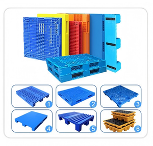 Paleta Europea <span class=keywords><strong>de</strong></span> Plástico Moldeado por Soplado Midwell <span class=keywords><strong>de</strong></span> 9 Pies, Apilable, <span class=keywords><strong>de</strong></span> Una Sola Cara, Entrada <span class=keywords><strong>de</strong></span> 4 Vías, Carga Dinámica <span class=keywords><strong>de</strong></span> 1.0t, Alta Resistencia, Ahorro <span class=keywords><strong>de</strong></span> Espacio - Product Image 4