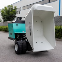 Mini-Lader mit hydraulischem Schubkarren-Kipper Beton Power Buggy Mini dumper 1 Jahr Garantie