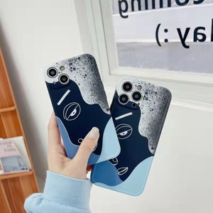 Tpu souple Imd L'art Abstrait Visage <span class=keywords><strong>Noir</strong></span> <span class=keywords><strong>Mat</strong></span> Housse de Téléphone Mobile Pour Iphone 13 Pro Max 12 11 13 pour sony xz3 - Product Image 6