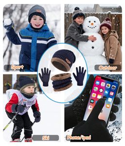 <span class=keywords><strong>Ensemble</strong></span> hiver 3 pièces pour enfants : <span class=keywords><strong>bonnet</strong></span>, écharpe et <span class=keywords><strong>gants</strong></span> tactiles, uni, chaud, tendance, épaissi, avec protection du <span class=keywords><strong>cou</strong></span> en laine, pour activités <span class=keywords><strong>de</strong></span> plein air - Product Image 6