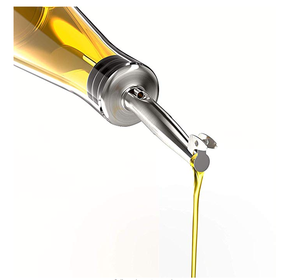 Dispenser per aceto di olio d'oliva Set di <span class=keywords><strong>2</strong></span> bottiglie di vetro Set di bottiglie per Dispenser di olio d'oliva da 19 once per versatore da cucina in acciaio inossidabile - Product Image 6