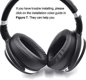 Coussinets d'oreille de remplacement Defean compatibles avec les casques Sennheiser HD4.20S HD458BT HD450 HD450BT <span class=keywords><strong>HD400S</strong></span> HD350BT - Product Image 2