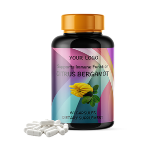 كبسولات برغموت عضوي مكمل عشبي تدعم كبسولات صحة القلب والقلب والأوعية الدموية كبسولات نباتية - Product Image 4