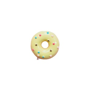 Donut grande artificial de fresa con efecto de azúcar, de resina, para manualidades, con técnica de goteo de crema y aceite, para fundas de teléfono, llaveros y colgantes, 22mm - Product Image 5
