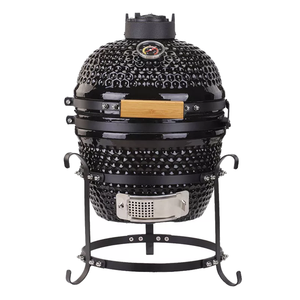 Auplex Céramique Camping Mini Gril <span class=keywords><strong>Kamado</strong></span> Gril De Table 13 Pouces Commercial <span class=keywords><strong>Bastard</strong></span> Barbecue Grill - Product Image 2