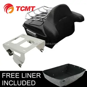 TCMT XF111547-06 + A10-E King подходит для багажника и спинки Tour Pak Pack, Монтажная стойка подходит для Harley Road Gilde 14-19