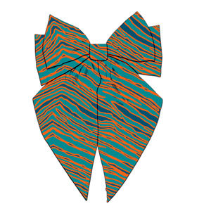 Barrette à cheveux personnalisée avec <span class=keywords><strong>des</strong></span> rayures zébrées de couleur Los Angeles, barrette à cheveux à ressort, barrette à cheveux pour cadeau, accessoire de cheveux en soie pour le sport - Product Image 3