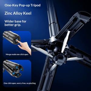 Mini Trípode <span class=keywords><strong>con</strong></span> Soporte para Teléfono P15, <span class=keywords><strong>Palo</strong></span> <span class=keywords><strong>Selfie</strong></span> <span class=keywords><strong>con</strong></span> Control Remoto Inalámbrico, Plegable, Ajustable, Universal para Android <span class=keywords><strong>Xiaomi</strong></span>, para Fotos Diarias - Product Image 3