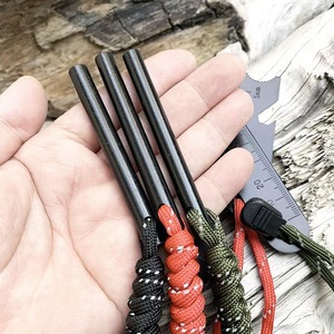 Manufacturer's outdoor fire starter, magnesium rod, 10*100, wilderness survival tool, with scraper, camping fire starter. - Product Image 3