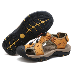 <span class=keywords><strong>Sandali</strong></span> da <span class=keywords><strong>Uomo</strong></span> per Esterni, Scarpe da Trekking e Spiaggia, Sportive, da Pescatore, in Pelle, Slip-on, Basse, Estive, Traspiranti, Fatte a Mano, a Punta Chiusa - Product Image 5