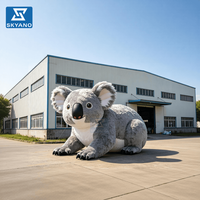 Koala géant gonflable en peluche, modèle gonflable en peluche, animal gonflable géant en peluche