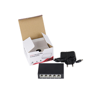Commutateur Ethernet Gigabit 5 ports 1000m en métal Plug & Play commutateur rapide réseau non géré pour caméra IP