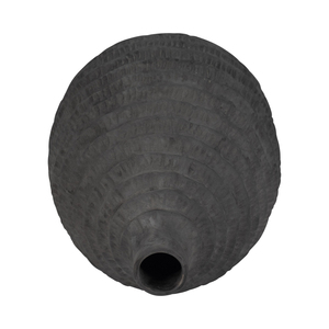 Vaso in ceramica contemporaneo a coste per l'arredamento del soggiorno e come complemento decorativo per la casa, vaso decorativo per fiori per camera da letto o ufficio - Product Image 5