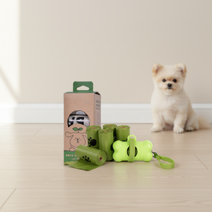 Bolsas para excremento de perro portátiles OEM ODM, ecológicas y biodegradables, para productos de limpieza de mascotas - Product Image 1