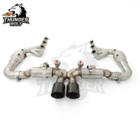 Accessoires automobiles de haute qualité HT adaptés aux Porsche 991.1 991.2 GT3 4.0T, silencieux à soupapes Axleback + collecteur d'échappement, système d'échappement complet